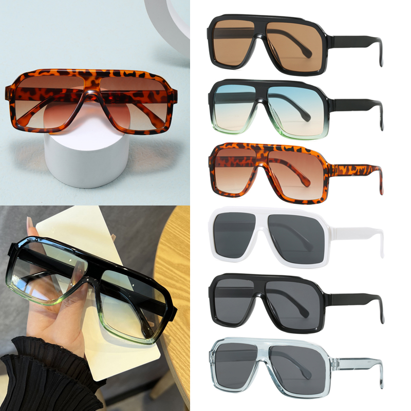 Designer Sunglasses - Oversizedowe kwadratowe okulary przeciwsłoneczne dla kobiet