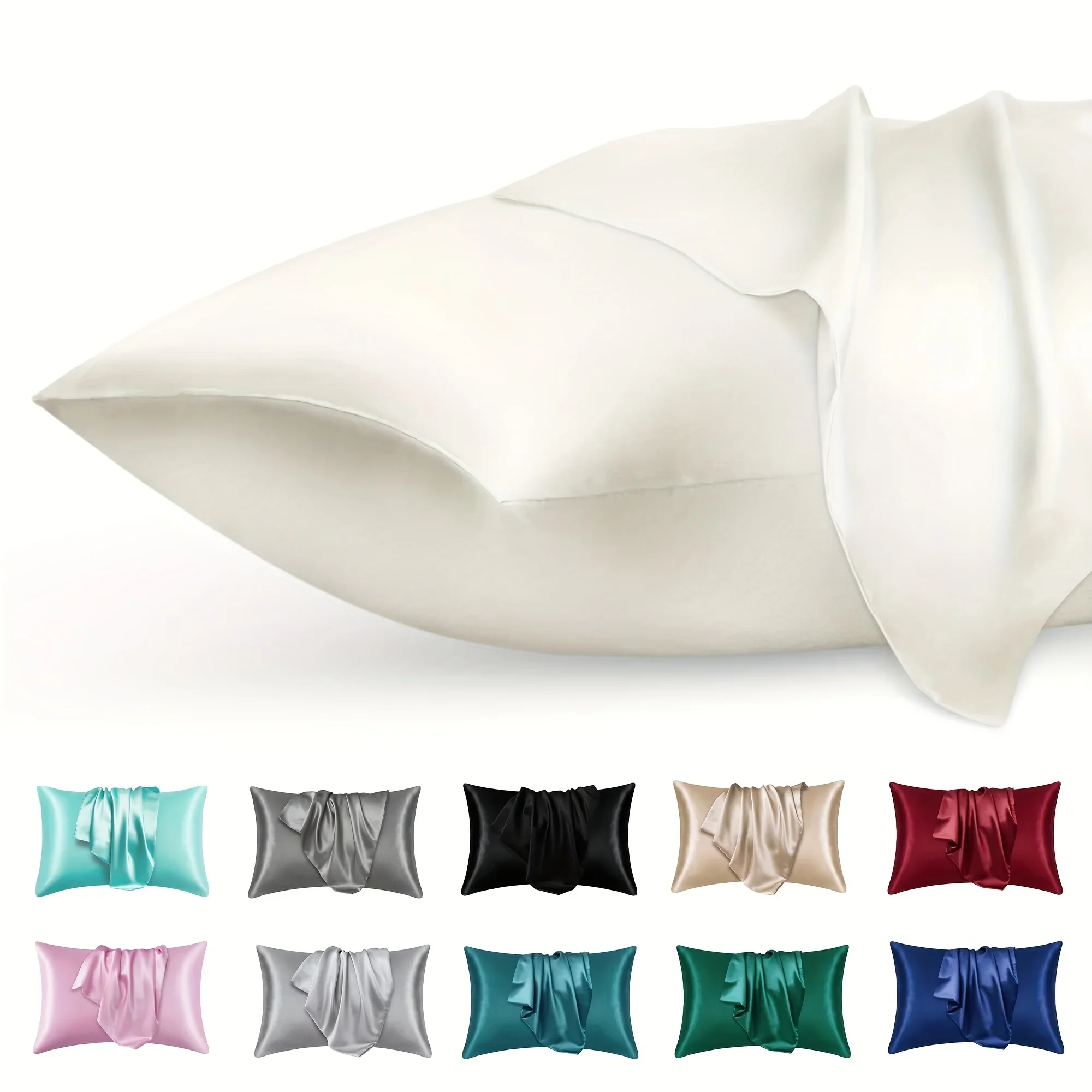 Silk Pillowcase - 2 szt. Luksusowa satynowa poszewka na