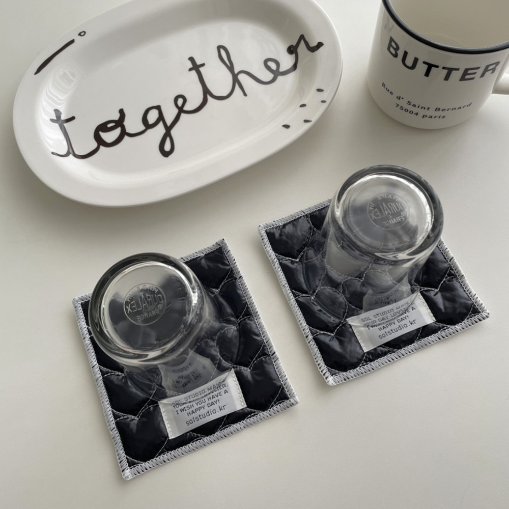 Koreańska podkładka z bawełny  – Marble Coaster Set recenzja i cena