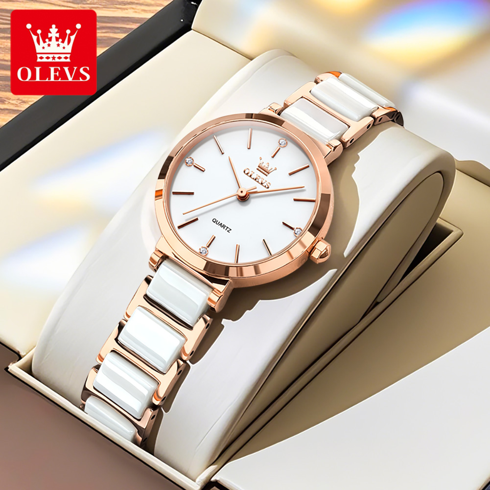 OLEVS Damski Zegarek 5877 Luks – Luxury Gift Set recenzja i cena