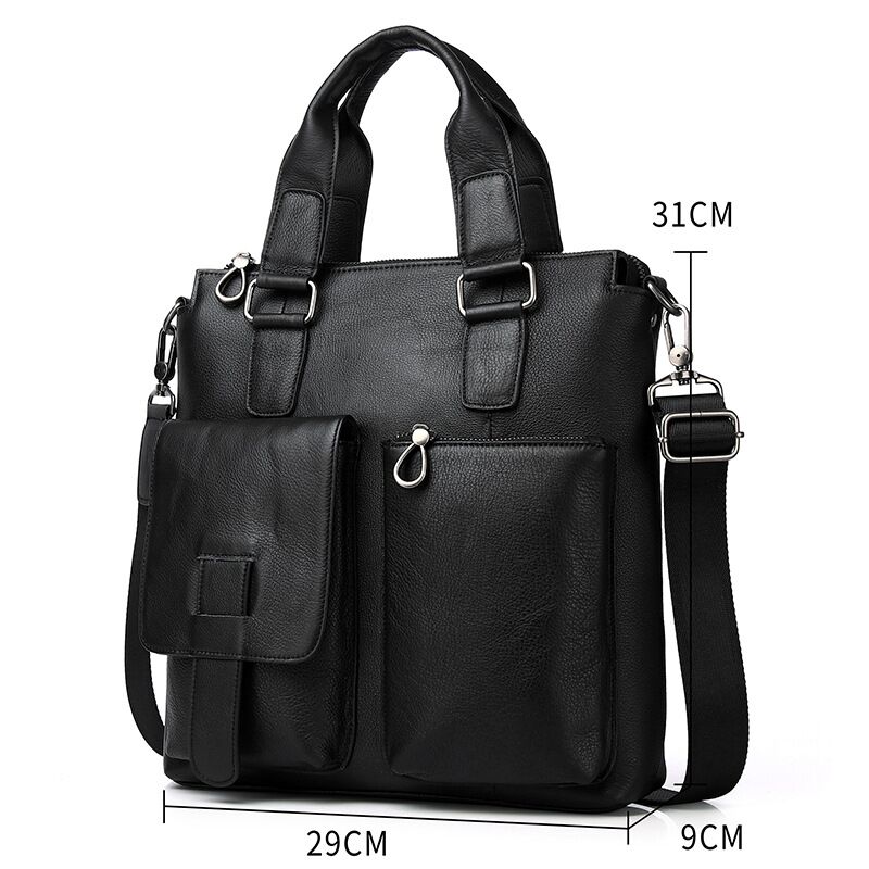 Mężczyźni pionowa torebka praw – Leather Briefcase recenzja i cena