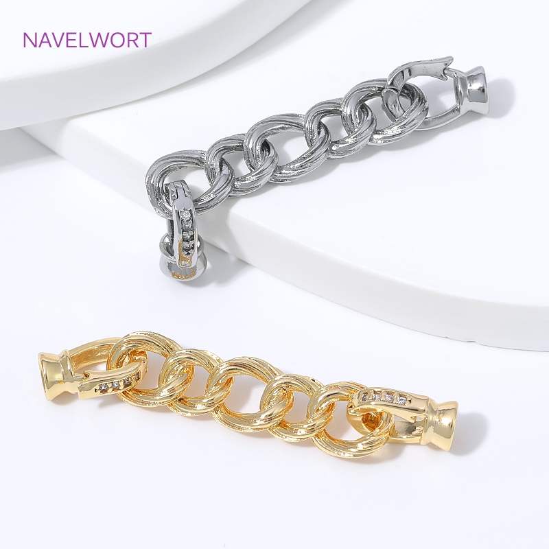 Złoty pozłacany 18K zamek do b – Gold Plated Jewelry recenzja i cena