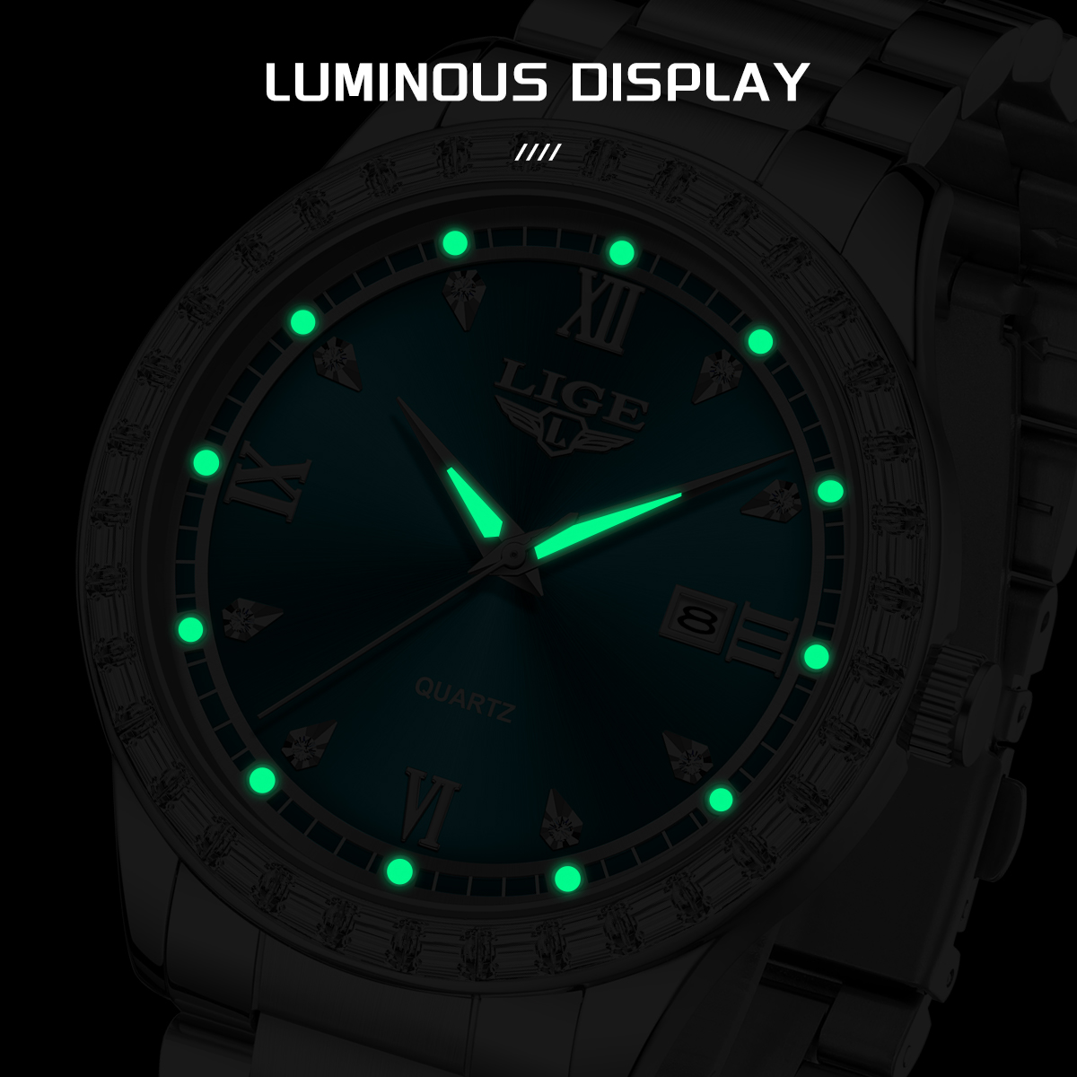 LIGE Luksusowe modne zegarki k – Luxury Watch Men recenzja i cena